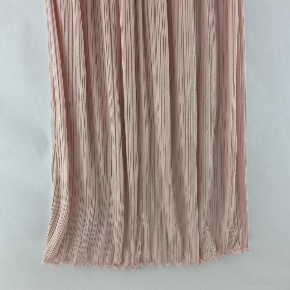 Everlane Dress Womens XS Pink Fairy Coastal Summer Tank Maxi Ribbed Pullover - Picture 9 of 11